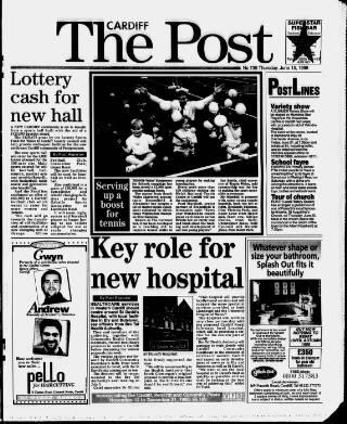 cover page of Cardiff Post published on June 13, 1996