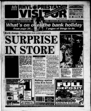 cover page of Rhyl, Prestatyn Visitor published on May 22, 1997