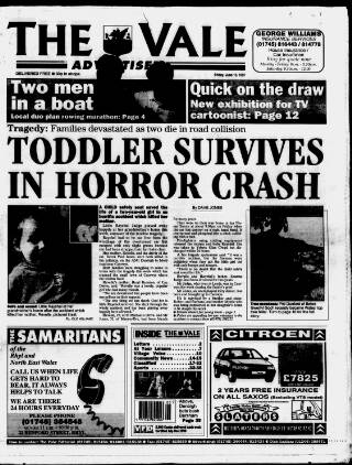 cover page of Vale Advertiser published on June 13, 1997
