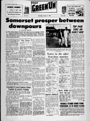 cover page of Post Green 'un (Bristol) published on August 2, 1958