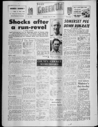 cover page of Post Green 'un (Bristol) published on June 13, 1959