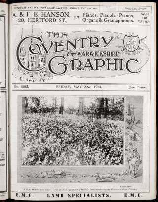 cover page of Coventry Graphic published on May 22, 1914