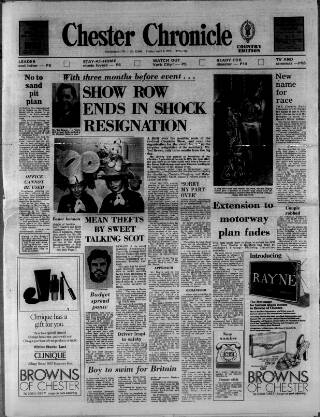 cover page of Chester Chronicle published on April 1, 1977