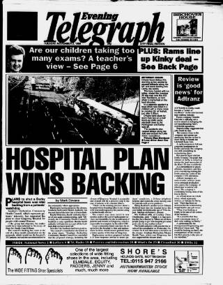 cover page of Derby Daily Telegraph published on November 2, 1999