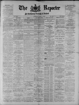 cover page of Salford City Reporter published on April 1, 1911
