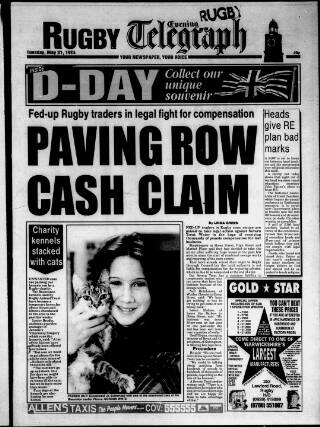 cover page of Rugby Evening Telegraph published on May 31, 1994