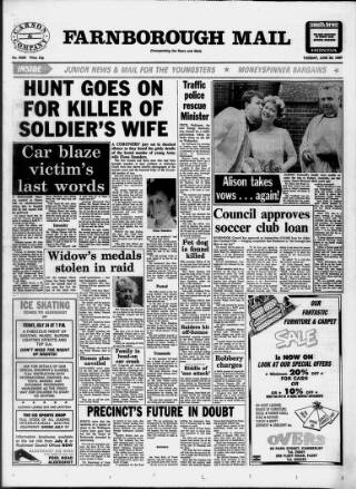 cover page of Farnborough Mail published on June 30, 1987