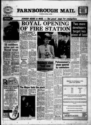 cover page of Farnborough Mail published on May 22, 1990