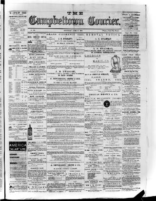 cover page of Campbeltown Courier published on June 13, 1885