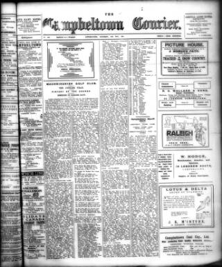 cover page of Campbeltown Courier published on May 22, 1926