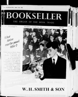 cover page of Bookseller published on August 2, 1958