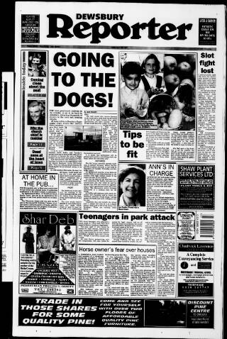 cover page of Dewsbury Reporter published on June 13, 1997