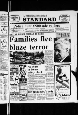 cover page of Lincolnshire Standard and Boston Guardian published on May 22, 1981
