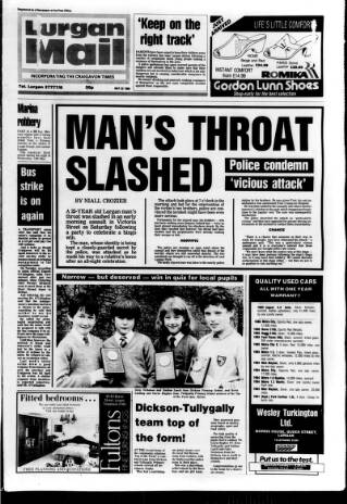 cover page of Lurgan Mail published on May 22, 1986
