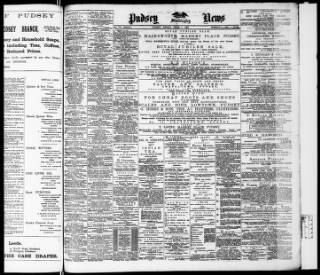 cover page of Pudsey & Stanningley News published on April 1, 1887