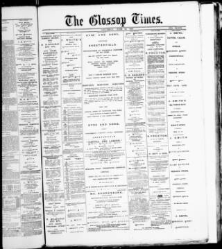 cover page of Glossop Times published on June 13, 1896