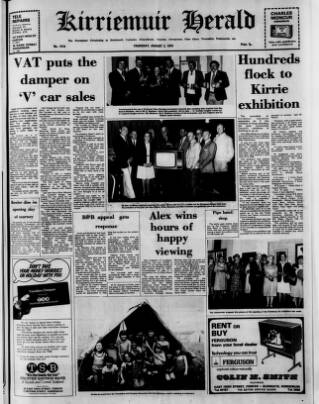 cover page of Kirriemuir Herald published on August 2, 1979