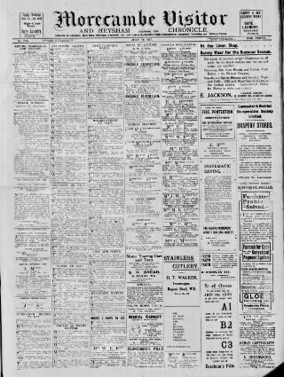 cover page of Morecambe Visitor published on June 13, 1917
