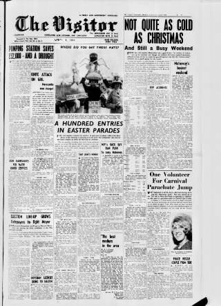 cover page of Morecambe Visitor published on April 1, 1964