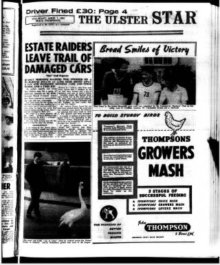 cover page of Ulster Star published on April 1, 1961