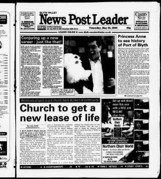 cover page of Blyth News Post Leader published on May 22, 2003