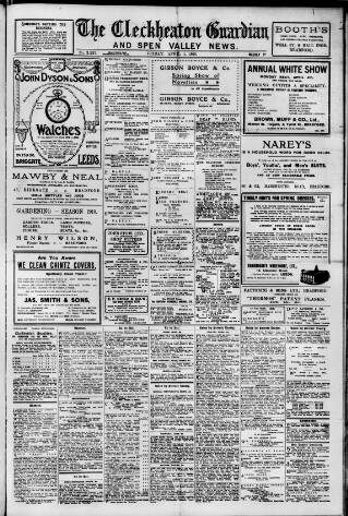 cover page of Cleckheaton & Spenborough Guardian published on April 1, 1910