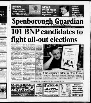 cover page of Cleckheaton & Spenborough Guardian published on May 14, 2004