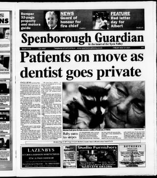 cover page of Cleckheaton & Spenborough Guardian published on May 21, 2004