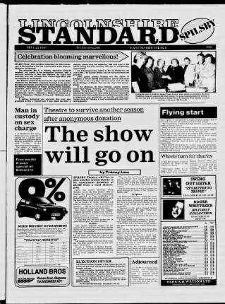 cover page of Spilsby Standard published on May 22, 1987