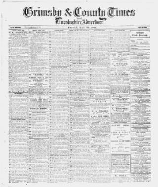 cover page of Grimsby & County Times published on May 22, 1914