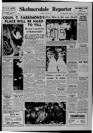 cover page of Skelmersdale Reporter published on June 13, 1963