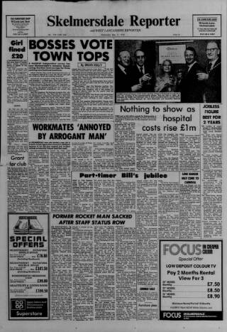cover page of Skelmersdale Reporter published on May 3, 1978