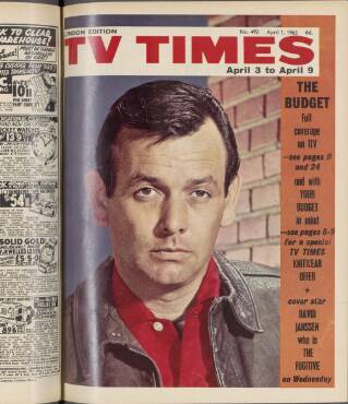 cover page of TV Times published on April 1, 1965