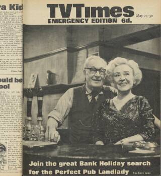 cover page of TV Times published on May 22, 1969