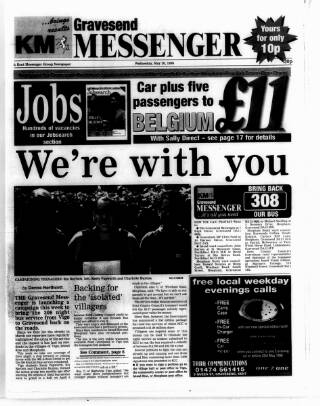 cover page of Gravesend Messenger published on May 20, 1998