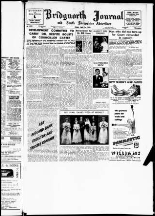 cover page of Bridgnorth Journal published on April 1, 1955