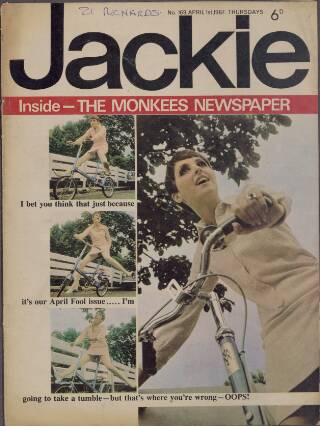 cover page of Jackie published on April 1, 1967
