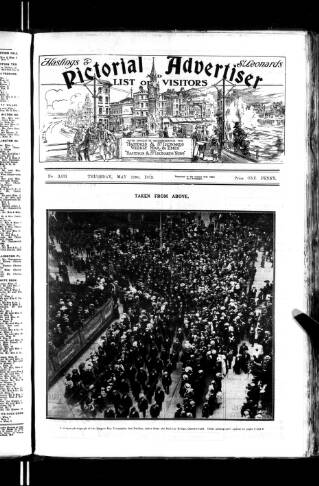 cover page of Hastings & St. Leonards Advertiser published on May 22, 1913