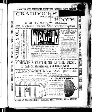 cover page of Magpie published on November 27, 1886