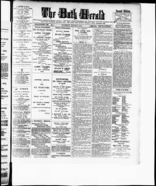 cover page of Bath Herald published on August 2, 1894