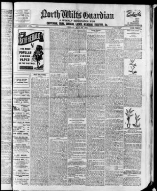 cover page of North Wilts Guardian published on May 22, 1914