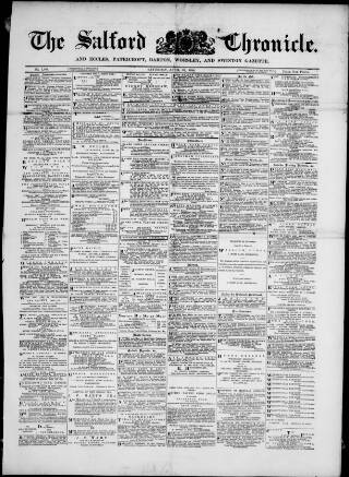 cover page of Salford Chronicle published on April 28, 1888