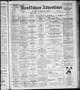 cover page of Banffshire Advertiser published on April 1, 1948