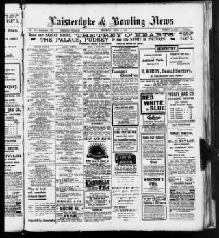 cover page of Laisterdyke & Bowling News published on April 1, 1915