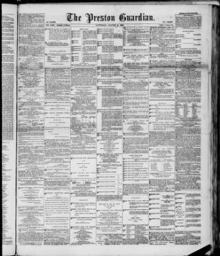 cover page of Preston Guardian published on August 2, 1890