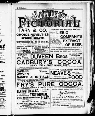 cover page of Lady's Pictorial published on June 13, 1891