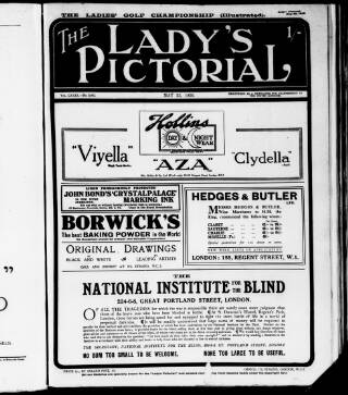 cover page of Lady's Pictorial published on May 22, 1920