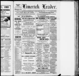 cover page of Limerick Leader published on April 1, 1918