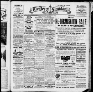 cover page of Londonderry Standard published on May 22, 1929