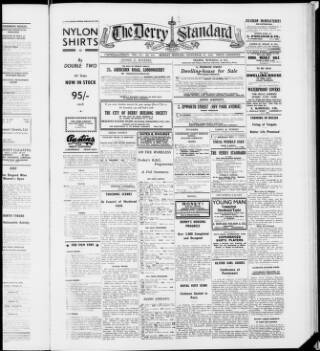 cover page of Londonderry Standard published on September 28, 1953